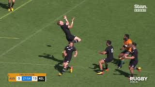 Barrett flying kick red card