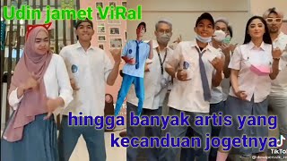 VIRAL😱banyak Artis kecanduan joget Si udin Jamet||DJ JAR OF HEART REMIX