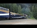 rocky mountaineer entering the upper spiral tunnel