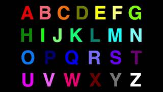 Test Pattern With ABC Letters