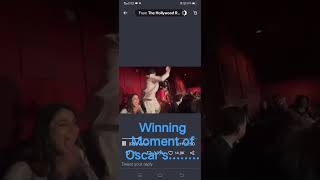 Winning moment of Oscar's award to RRR(Naatu Nasty)||😍😍😍😍||#rrr