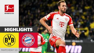 3x⚽ Harry Kane! | Borussia Dortmund - FC Bayern München 0-4 | Highlights | MD 10 – Bundesliga 23/24
