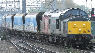 Very Busy Fantastic Day At Crewe station 2 Class 37s 3 Colas Class 56s and Much More October 29th 24