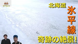 【北海道観光】絶景の氷平線！奇跡！北海道・別海町「野付半島」