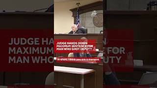"You are a menace": Judge hands down maximum sentence to man who shot and nearly killed a SC deputy
