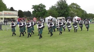 INVERARAY AND DISTRICT PIPE BAND PRFORM AT WEST LOTHIAN HIGHLAND GAMES BATHGATE 2019