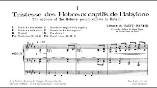 Saint-Martin, Léonce de (1932): Paraphrase du Psaume 136, \