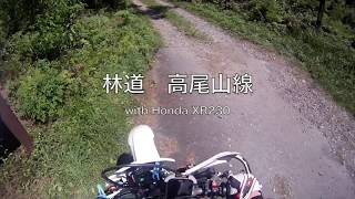 【林道探訪】林道高尾山線 with Honda XR230 GoPro HD