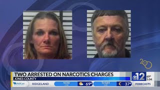 Two arrested after Jones County deputies recover meth