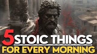 5 Stoic Things You Must DO EVERY MORNING (MUST WATCH)