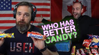 American vs. Canadian HALLOWEEN CANDY...Epic TASTE TEST!