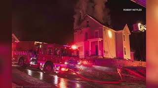 Several families displaced after fire sweeps through multi-unit building in Sanford