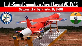 High-Speed Expendable Aerial Target ABHYAS successfully flight-tested by DRDO