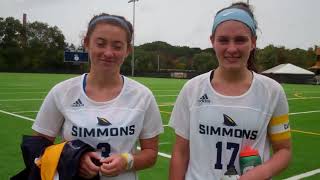 Simmons Soccer with Mikalya Elliott and Cíara Forde