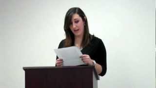 CIP Amherst Convocation Student Speech: Margie