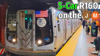 ⁴ᴷ⁶⁰ 5-CAR R160 Set Transferring along the J and M Lines