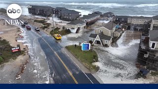 Nor'easter hits East Coast with heavy rain, high winds