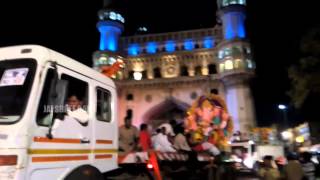 Ganesh Immersion 2015 - Charminar - Hyderabad