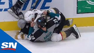 Logan Couture Jumps Max Pacioretty After Getting Blindsided