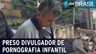 Preso homem apontado como maior divulgador de pornografia infantil do Brasil | SBT Brasil (23/03/22)