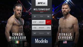 Conor McGregor vs Donald Cerrone Full Fight Highlights + Post Interviews UFC 246