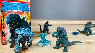 【GODZILLA】ゴジラ王国01　彩色済塩ビ人形１体＋ジオラマパーツ入り　これで100円！？