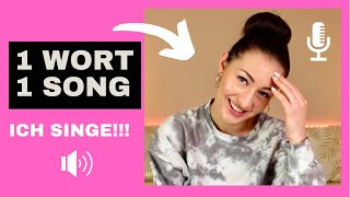 Ich singe 🎶 1 WORT 1 SONG 🤯 Verrückte Challenge auf Zeit | Jamie Roseanne