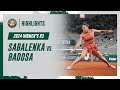 Sabalenka vs Badosa Round 3 Highlights | Roland-Garros 2024