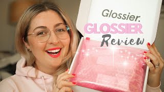 Glossier unboxing with Future Dew Review | Promo Code