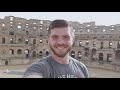 【4k】🇹🇳 the amphitheatre of el jem 🔥 tunisia 🔥 ultrahd travel video