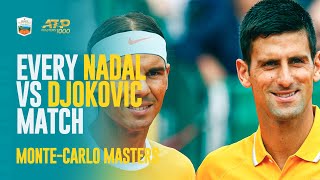 EVERY Rafael Nadal vs Novak Djokovic Match At The Rolex Monte-Carlo Masters