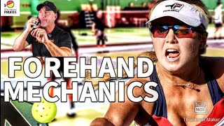 Super Slow Motion of a Forehand Drive in Pickleball: Private Lesson