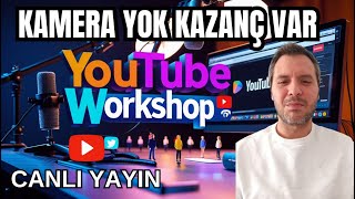 Kamera Yok, Kazanç Var! Yüzünü Göstermeden YouTube’dan Para Kazan 🎯 (Canlı Yayın)