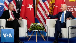 Biden Meets Turkish President Erdogan During NATO Summit