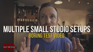 Filming in a Small Space - Boring Test Video