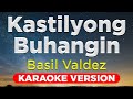 KASTILYONG BUHANGIN - Basil Valdez (HQ KARAOKE VERSION with lyrics)