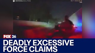Houston police officer accused of killing man after using excessive force