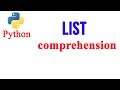 Python Tutorial | List Comprehension | Substitute for Lambda map filter and reduce function
