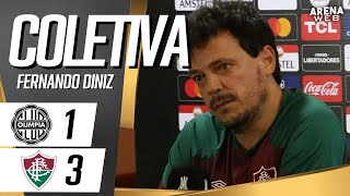COLETIVA FERNANDO DINIZ | AO VIVO | Olimpia 1 x 3 Fluminense - Conmebol Libertadores 2023