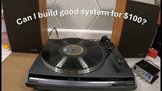 Great Basic Turntable Setup - Onkyo CP-1036A - Rolls vp29 - Lepai - Realistic Speakers