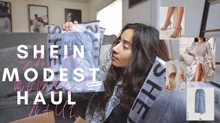SHEIN MODEST HAUL/TRYON | SPRING COLLECTION Modest Lookbook, 12 Items for an affordable price!