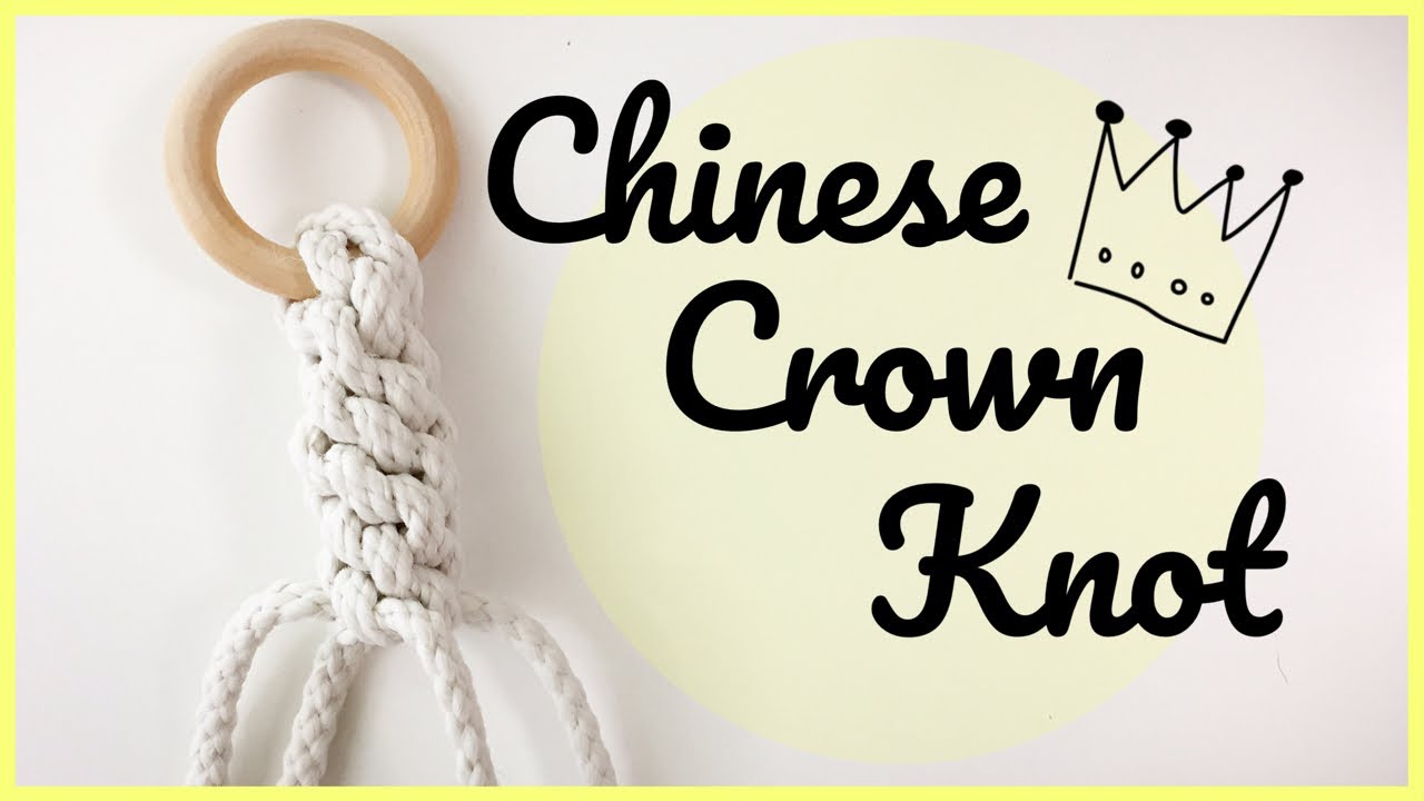 Macrame Chinese Crown Knot