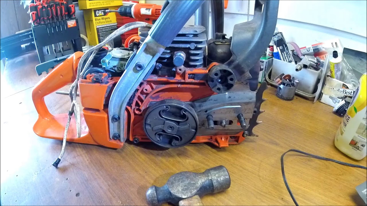 Chainsaw Repair How To Remove Clutch From Chainsaw