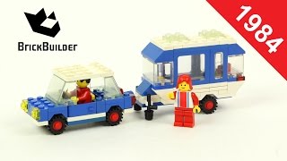 Lego - Back To History - 6694 Car with Camper - 1984 - BrickBuilder