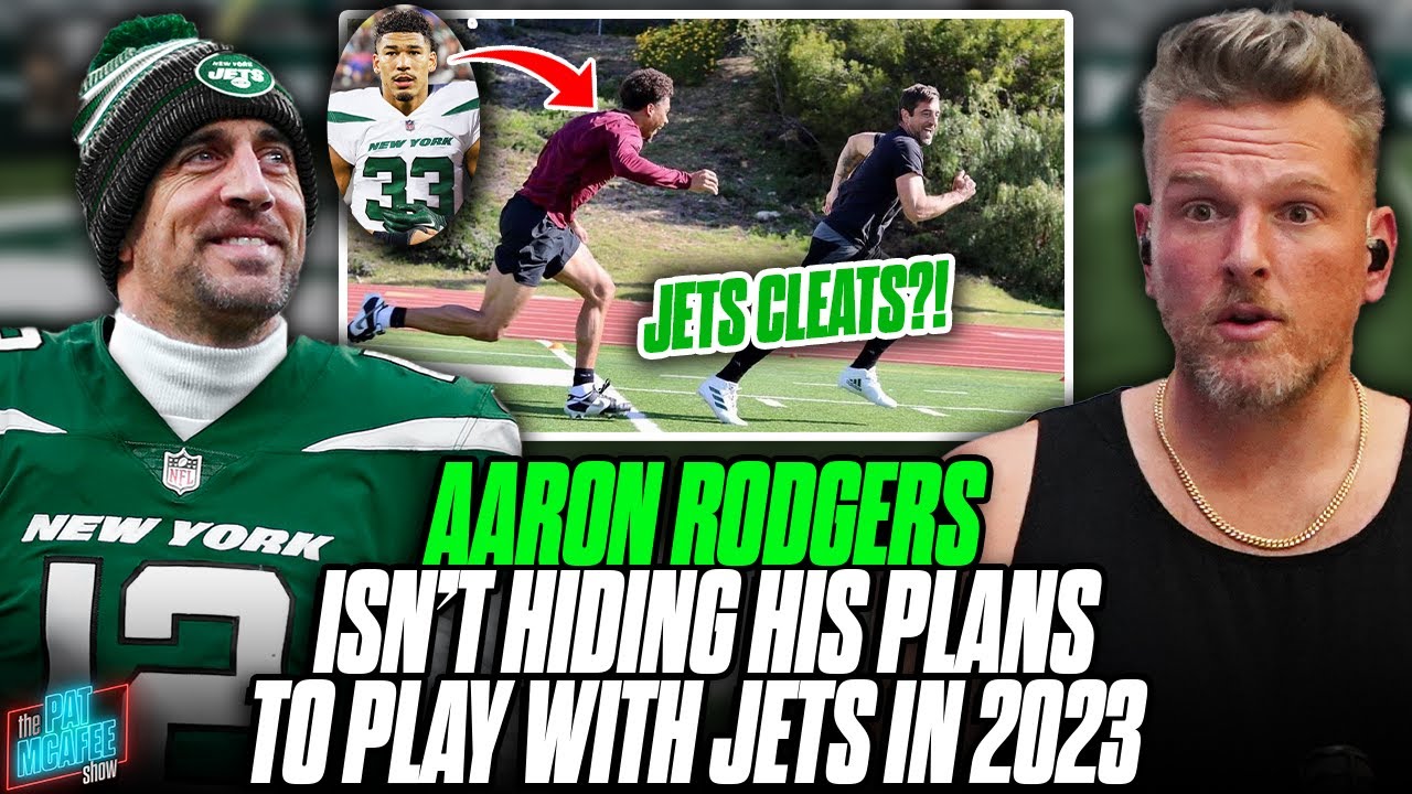 Aaron Rodgers Seen Working Out With Jets' Allen Lazard, Wearing Jets ...