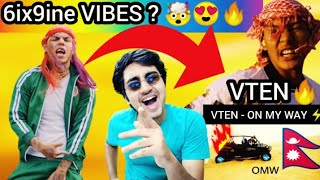 INDIAN RAPPER REACTS TO NEPALI HIP-HOP ARTIST 🇮🇳🇳🇵❤️ || VTEN - ON MY WAY  ( PSYCHO EP ) 👑🔥🔥