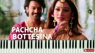 Pachcha Bottesina Full Song ||KEYBOARD Version|| Prabhas, Rana, Anushka, Tamannaah || Bahubali