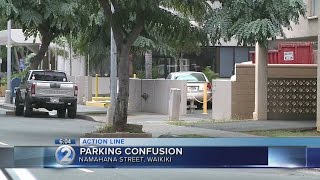 Waikiki street parking leaves drivers, residents confused