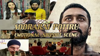 Soorarai Pottru Emotional Airport Scene Reaction | Reaction Mashup | Surya | Aparna Balamurali |