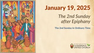 Sunday Worship - 19 January 2025 - Cloverdale United Church